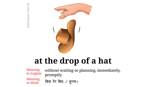 at the drop of a hat