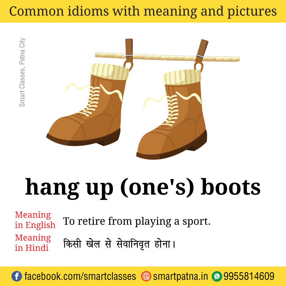 hang up ones boots